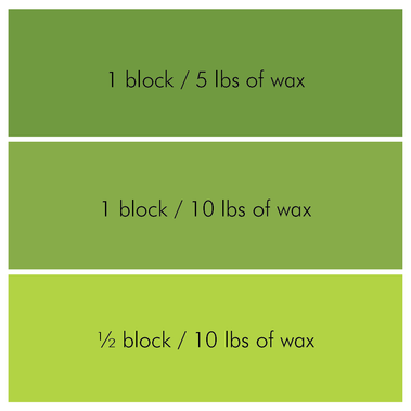 Lime Candle Color Blocks - Bulk Apothecary