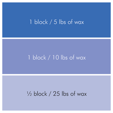Lavender (Blue Shade of Purple) Candle Color Blocks - Bulk Apothecary
