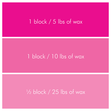 Magenta Candle Color Blocks - Bulk Apothecary