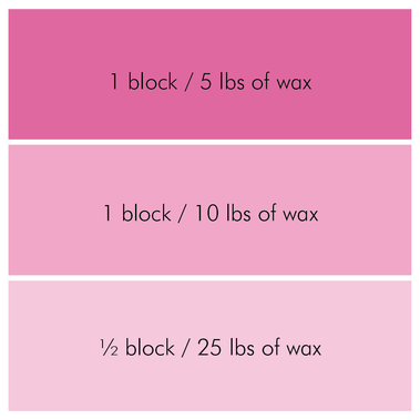 Raspberry Sorbet Candle Color Blocks - Bulk Apothecary