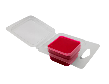 Single Cavity Wax Melt Clamshell Cube (1oz.) - Bulk Apothecary