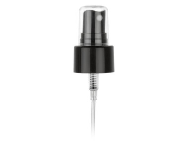 20/410 Black Smooth Fine Mist Sprayer - Bulk Apothecary