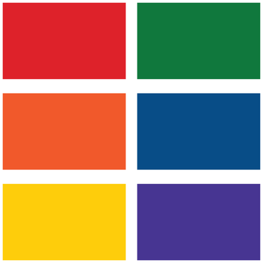 Candle Color Block Primary Colors Sample Kit - Bulk Apothecary