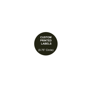 0.75" Circle Custom Labels - Bulk Apothecary