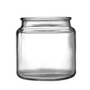 WHOLE HOUSEWARES Premium Glass Apothecary Jars w/ Lids