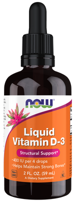 Liquid Vitamin D-3 (2 fl oz.) - Bulk Apothecary