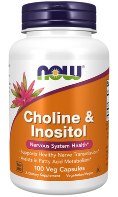 Choline & Inositol 500 mg Veg Capsules (100 Capsules)