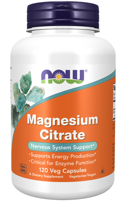 Magnesium Citrate Veg Capsules (120 Caps) - Bulk Apothecary
