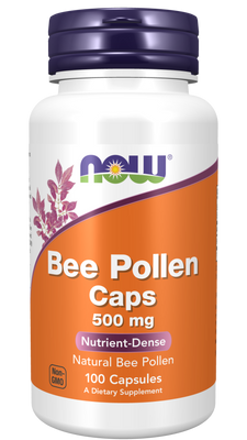 Bee Pollen 500 mg - 100 Capsules - Bulk Apothecary