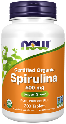 Spirulina 500 mg - 200 Tablets - Bulk Apothecary