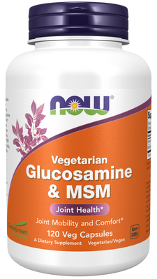 Glucosamine & MSM (Vegetarian) 120 Veg Capsules - Bulk Apothecary