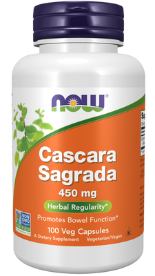Cascara Sagrada 450 mg - 100 Capsules - Bulk Apothecary