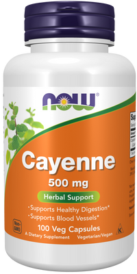 Cayenne Caps 500 mg - 100 Capsules - Bulk Apothecary