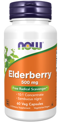 Elderberry Extract 500 mg Vegetarian - 60 Vcaps - Bulk Apothecary