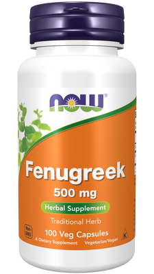 Fenugreek 500 mg - 100 Capsules - Bulk Apothecary