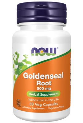Goldenseal Root 500 mg - 50 Capsules - Bulk Apothecary