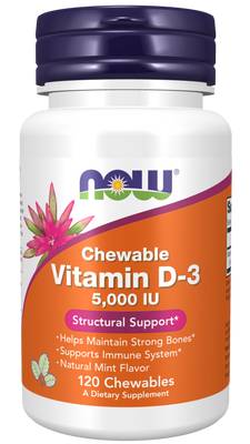 Vitamin D-3 5000 IU Chewables - Bulk Apothecary