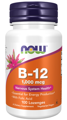 B-12 1000 mcg 100 Lozenges - Bulk Apothecary