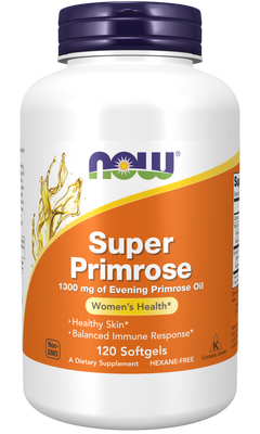 Super Primrose 1300 mg - 120 Soft Gels - Bulk Apothecary