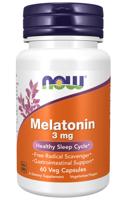 Melatonin 3 mg - 60 Capsules - Bulk Apothecary