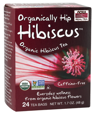 Organic Hip Hibiscus Tea Bags - 24 Bags - Bulk Apothecary