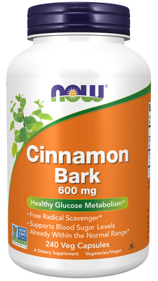 Cinnamon Bark 600 mg - 240 Capsules - Bulk Apothecary