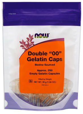 Gel Capsules '00' - 250 Capsules - Bulk Apothecary