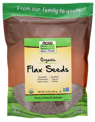 Organic Flax Seeds - 2 Lbs - Bulk Apothecary