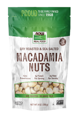 Macadamia Nuts Roasted and Salted - 9 oz - Bulk Apothecary