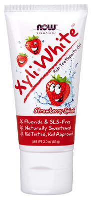 Xyliwhite Strawberry-Splash Kids's Toothpaste - 3 oz Tube - Bulk Apothecary