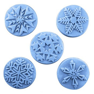 Snowflake Mold 3 Winter Snowflakes Silicone Molds 