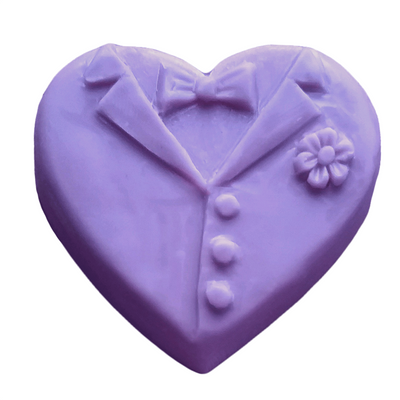 Groom Heart Soap Mold - Bulk Apothecary