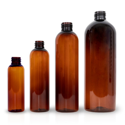 8 oz Clear PET Cylinder Bottles (Bulk) Caps Not Included