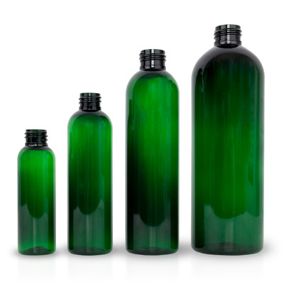 10-OZ GREEN PLASTIC BOTTLE PKG(6)