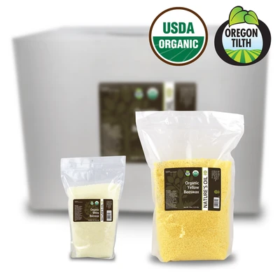 White and Yellow Beeswax (Certified Organic)