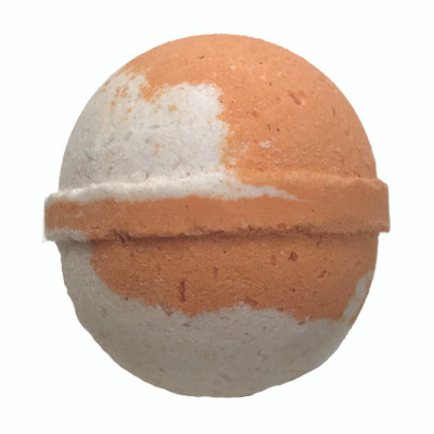 Large 5 oz Orange Coconut Bath Bomb - Bulk Apothecary