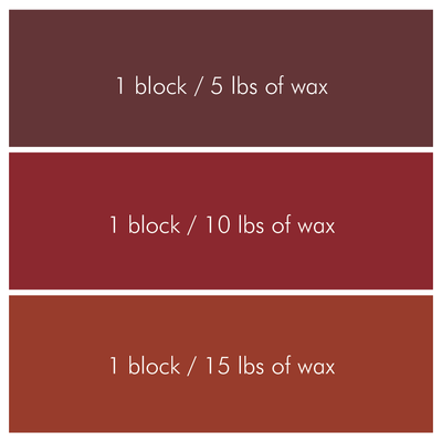 Brown Candle Color Blocks - Bulk Apothecary