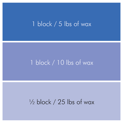 Lavender (Blue Shade of Purple) Candle Color Blocks - Bulk Apothecary