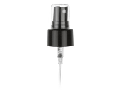 20/410 Black Smooth Fine Mist Sprayer - Bulk Apothecary