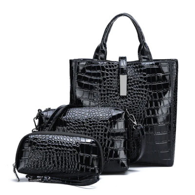 Bulk Apothecary Brown Croc-Embossed Tote, Best Price and Reviews