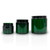 Single Wall Green Plastic Jars