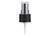 24/410 Black Ribbed Fine Mist Sprayer - Bulk Apothecary
