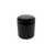 8 oz Black HDPE Jar with Domed 70mm Lid with Heat Seal - Bag of 50 - Bulk Apothecary