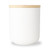 12 oz White Ceramic Candle Jar with Bamboo Lid 12 oz White Ceramic Candle Jar with Bamboo Lid