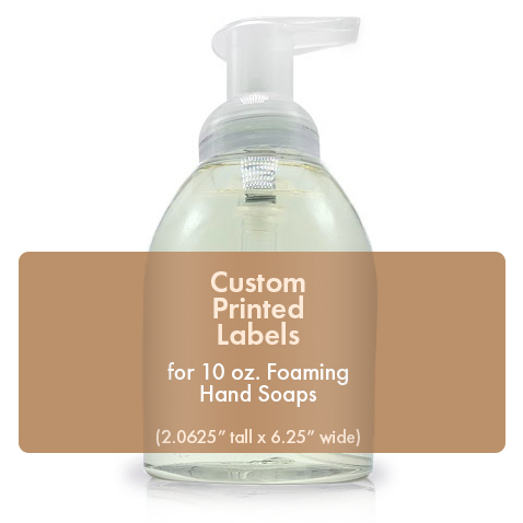 Custom Labels for 10 oz. Foaming Hand Soaps