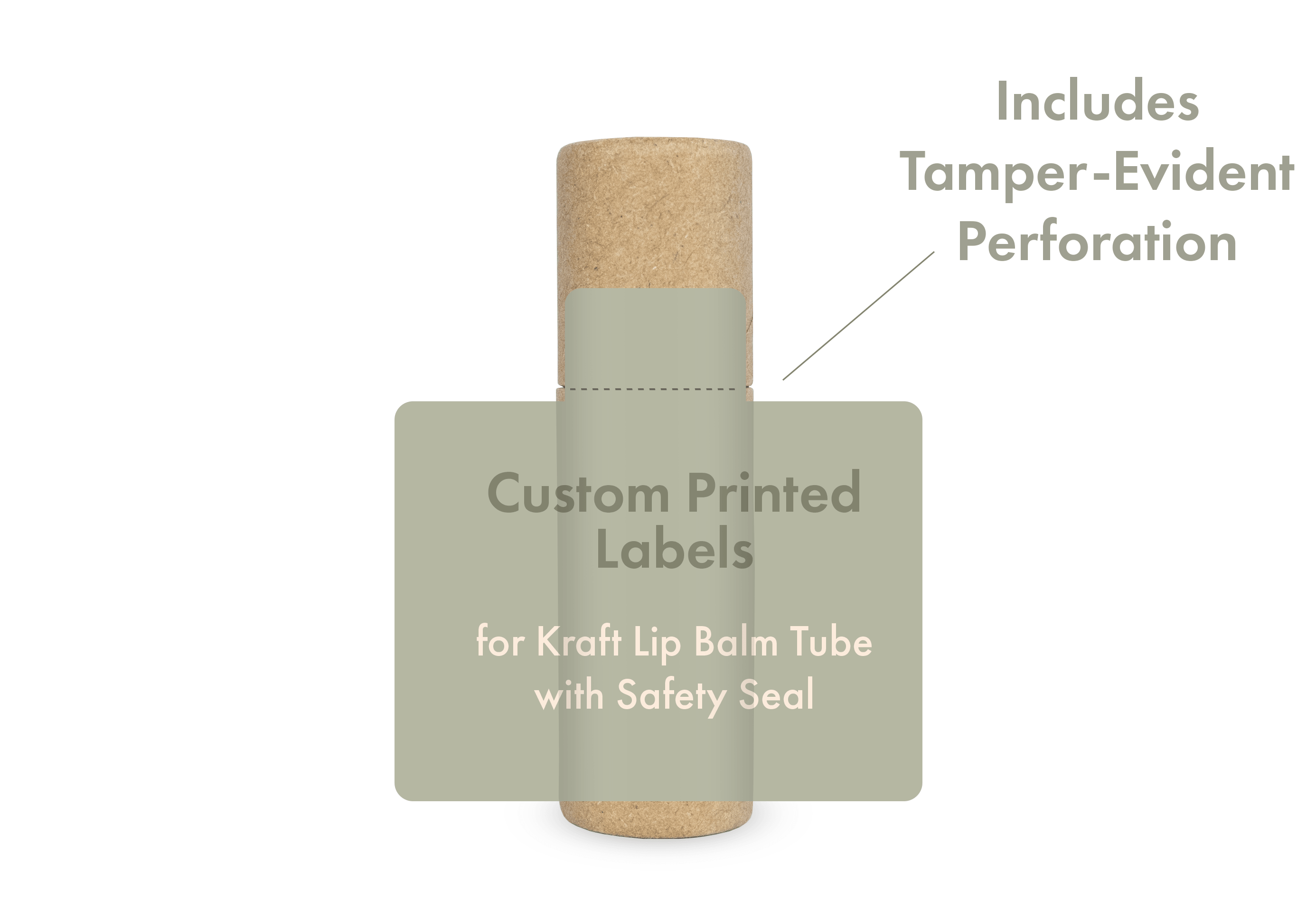 Custom Labels for Kraft Lip Balm Tubes