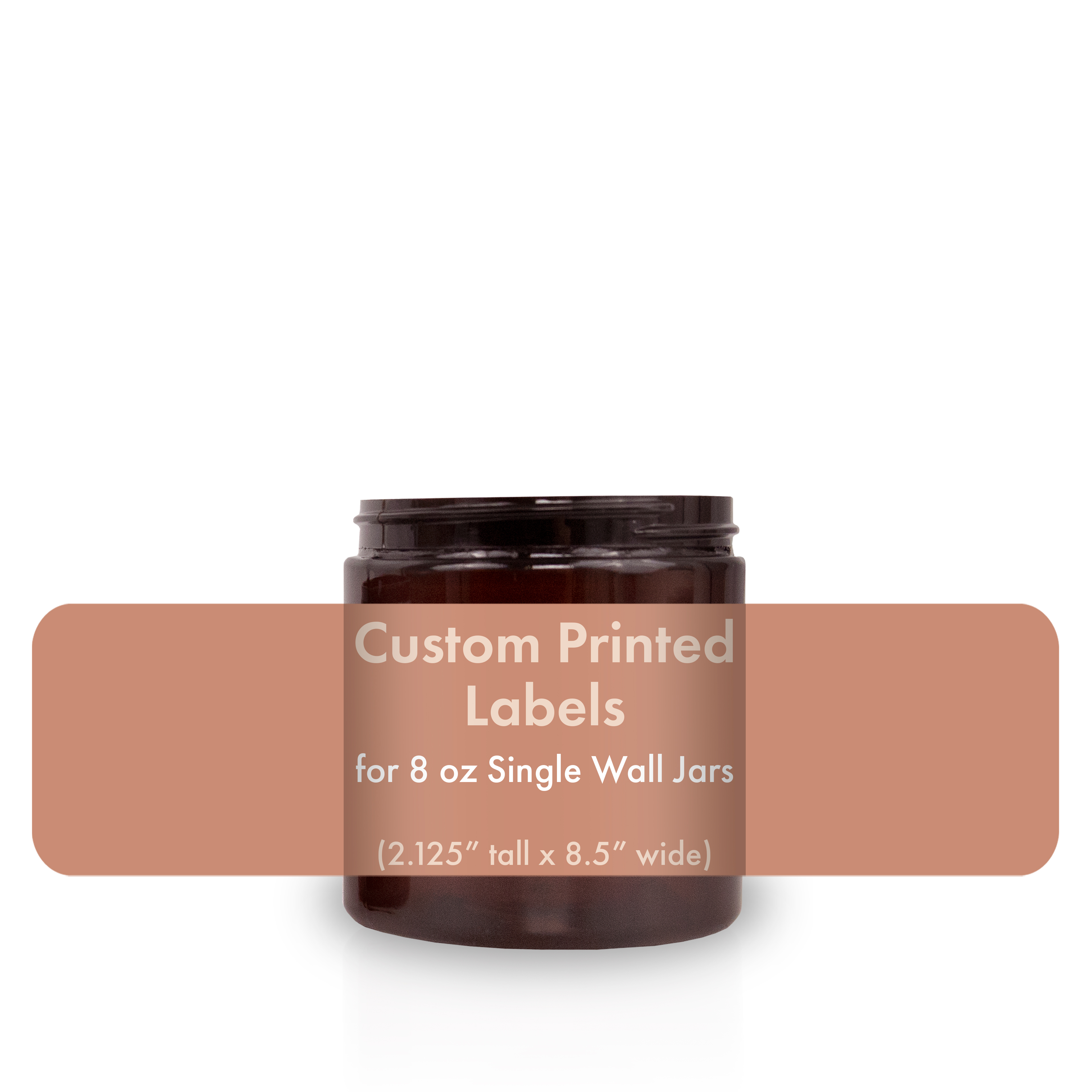 Custom Labels for 2oz. Single Wall Jars