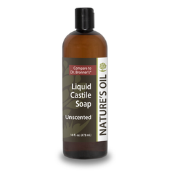 Clearance - 16 oz Nature's Oil Liquid Castile Soap