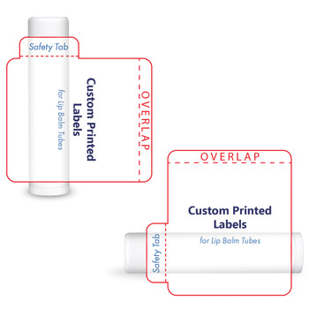 2.162 TALL X 2.139 WIDE - CUSTOM LIP BALM LABELS