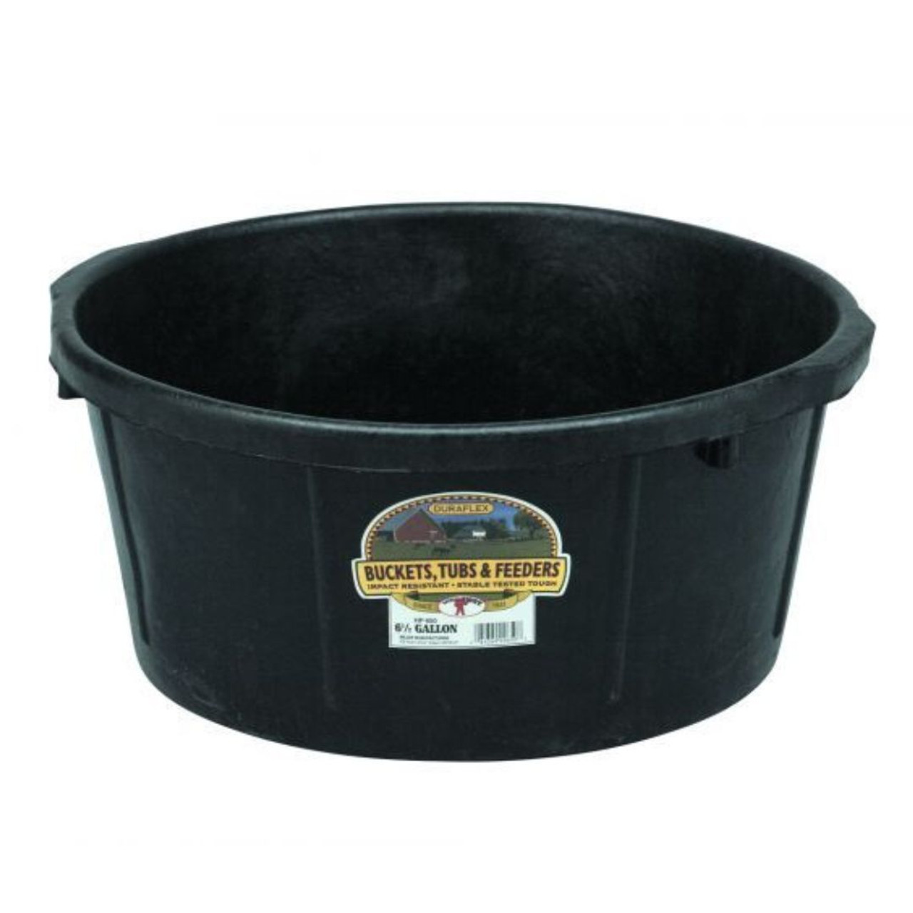 8-qt Round Plastic Bucket in Berry Blue - Buckets & Tubs, Little Giant